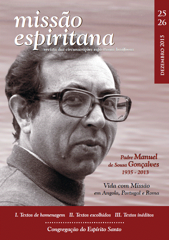 Cover of  Missão Espiritana Number 25/26