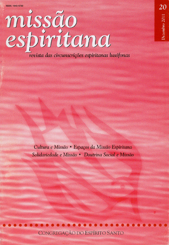 Cover of  Missão Espiritana Number 20