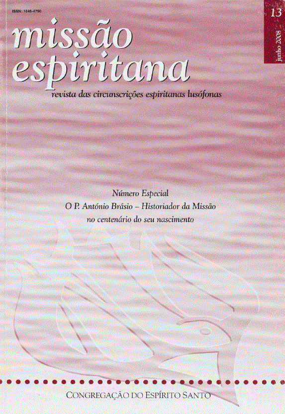 Cover of  Missão Espiritana Number 13