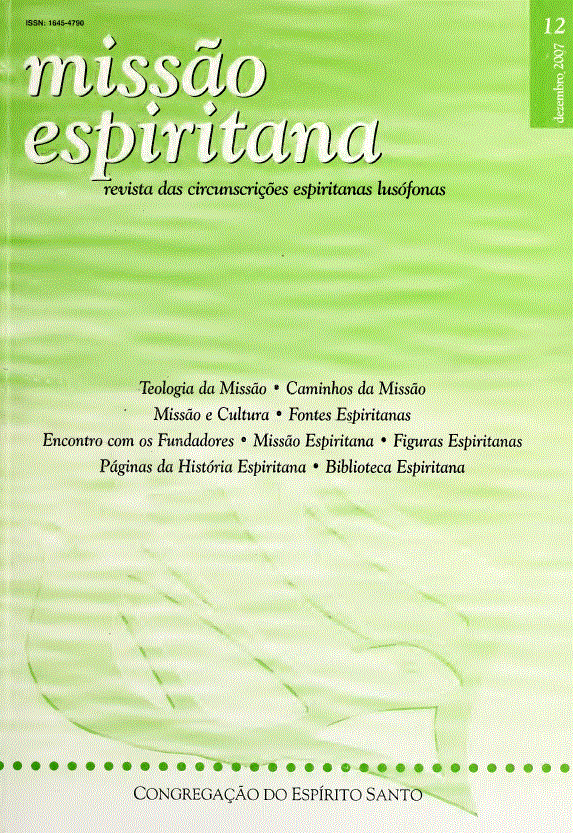 Cover of  Missão Espiritana Number 12