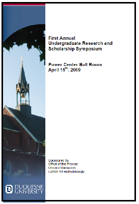 1st Annual Undergraduate Research & Scholarship Symposium