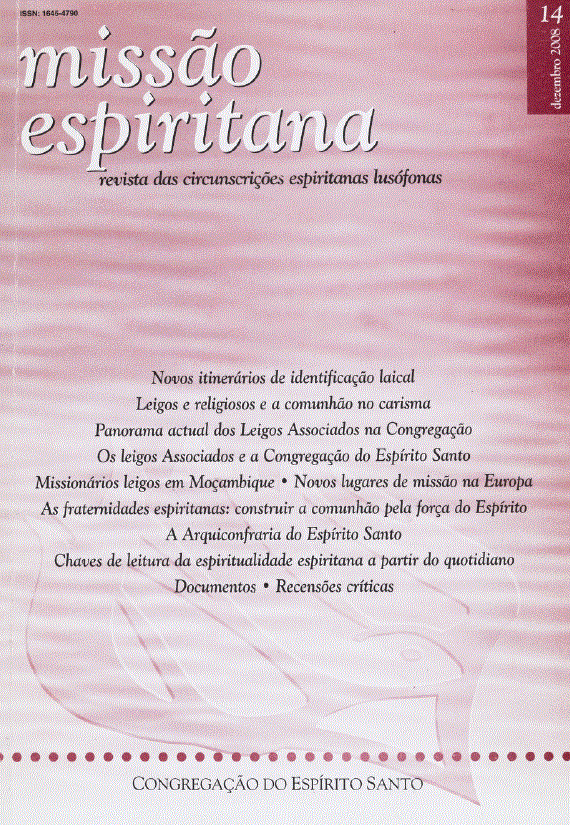 Cover of  Missão Espiritana Number 14