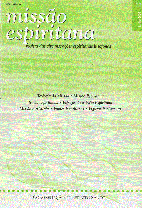 Cover of  Missão Espiritana Number 11