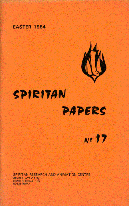 Cover of Spiritan Papers Number 17