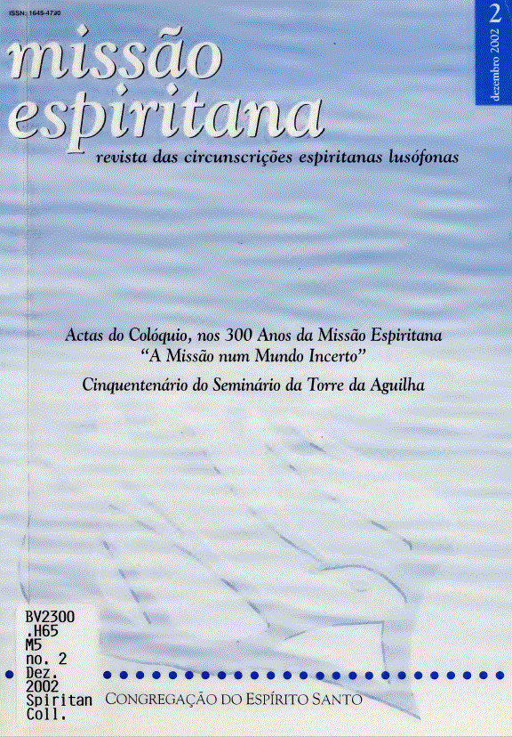 Cover of  Missão Espiritana Number 3