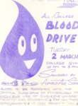 Arnold Air Blood Drive Poster