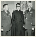 Col. Rashid, Fr. McAnulty, and Major Col. Bell