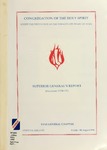 Superior General's Report 1998 by The Spiritan Congregation